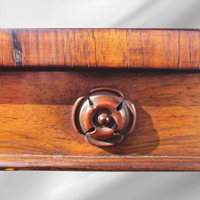 William IV Rosewood Card Table/Console Table - Image 2