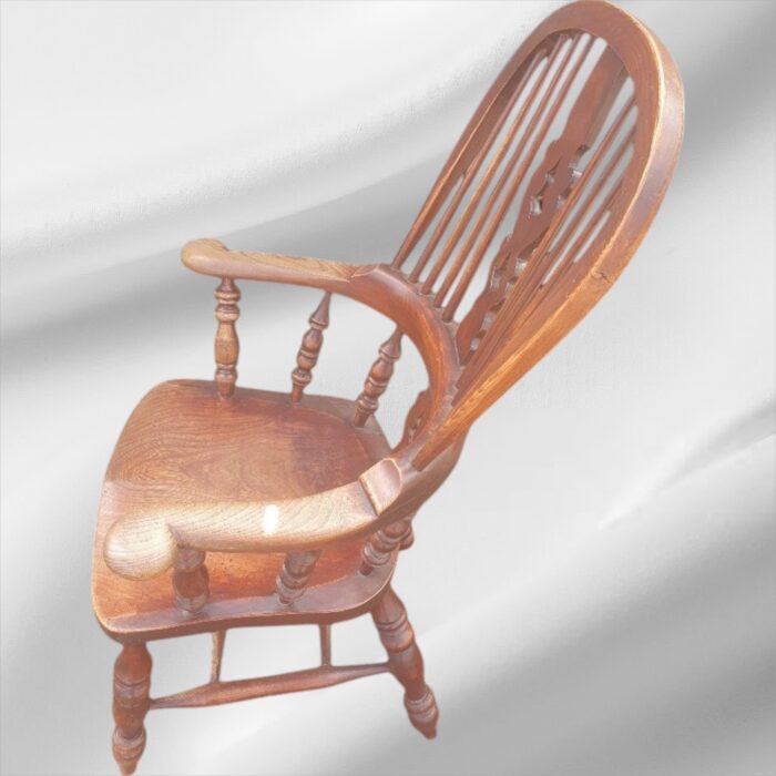 Original 19th Century Yorkshire Broad Arm Windsor Armchair Circa 1860s - Image 5