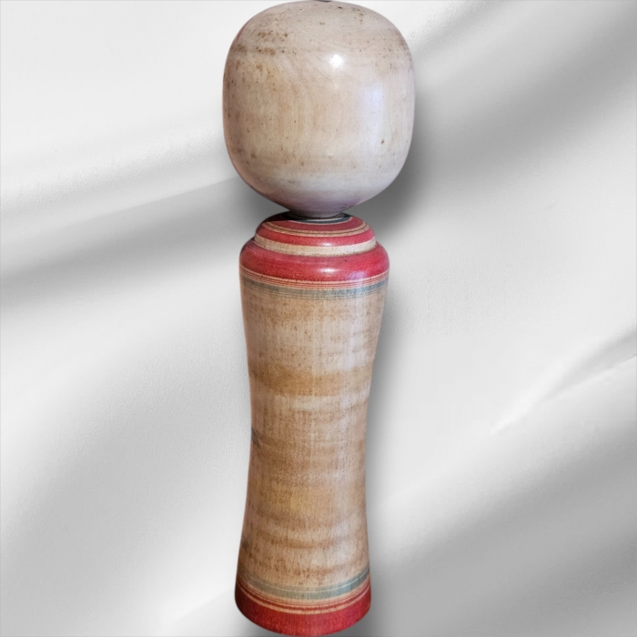 Traditional Vintage Japanese Signed Kokeshi Doll - Image 2