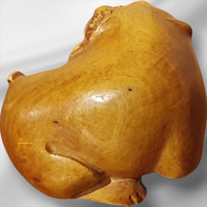Tiger Hand Carved Signed Netsuke - Image 2