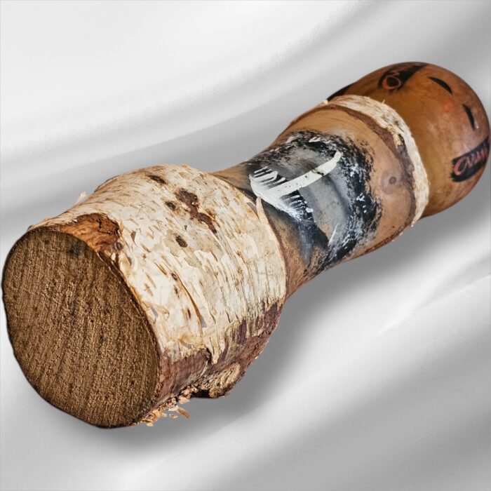 Rustic Vintage Japanese Kokeshi Doll - Image 3