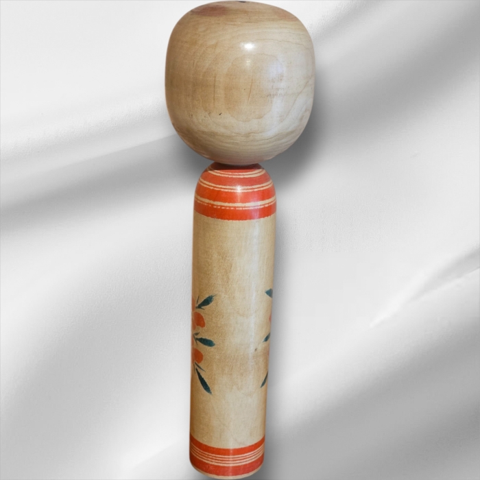Small Traditional Vintage Japanese Signed Kokeshi Doll - Image 2