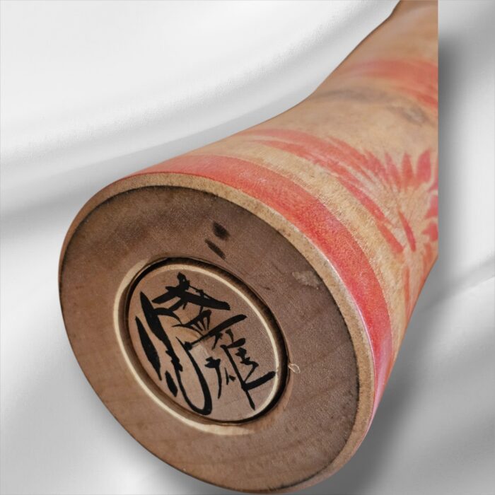 Traditional Vintage Japanese Signed Kokeshi Doll - Image 3